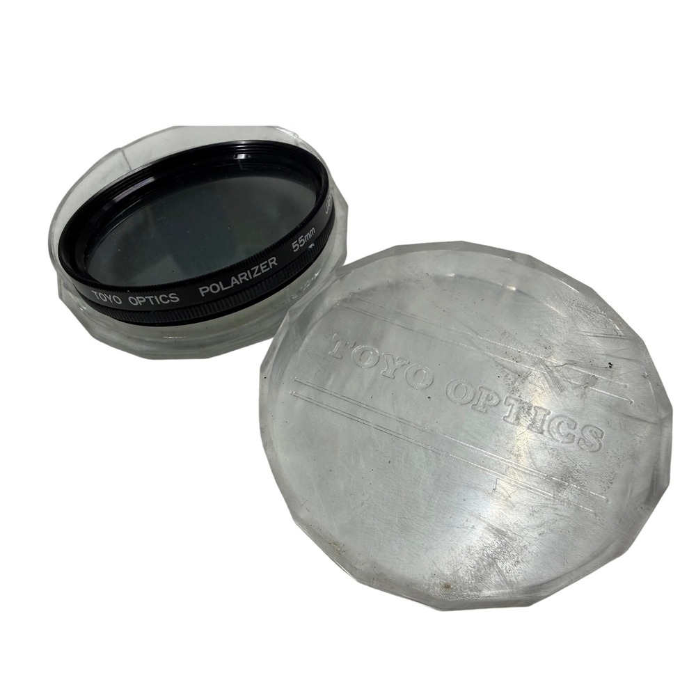 Toyo Optics 55mm Polarizer Camera Lens Filter Japan with Case